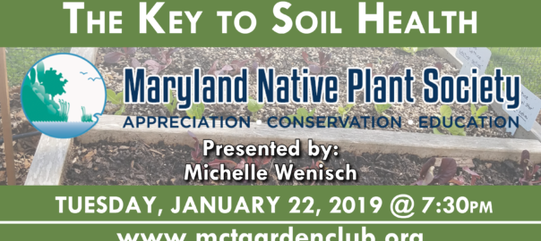 Jan222019 mctgc meeting topic key to soil health